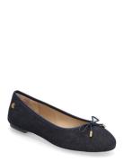 Jayna Denim Flat Ballerinat Navy Lauren Ralph Lauren