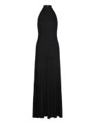 Open Back Maxi Halter Dress Maksimekko Juhlamekko Black Weekday