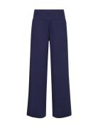 Sc-Siham Bottoms Trousers Wide Leg Navy Soyaconcept