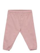 Pants Corduroy W. Lin Bottoms Trousers Pink Huttelihut