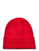 Knit Beanie Accessories Headwear Beanies Red Mango