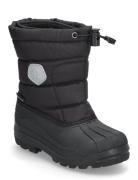 Boots, Wp, -25 Talvisaappaat Black Color Kids