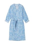 Piirto Unikko Bath Robe Aamutakki Blue Marimekko Home