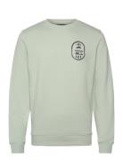 F2F Organic Cotton S Tops Sweat-shirts & Hoodies Sweat-shirts Green He...