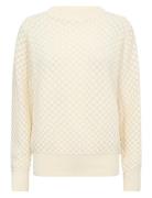 Sc-Amela Tops Knitwear Jumpers Cream Soyaconcept