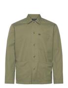 Twill Overshirt Tops Overshirts Khaki Green Polo Ralph Lauren