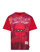 Lwtaffy 118 - T-Shirt S/S Tops T-shirts Short-sleeved Red LEGO Kidswea...