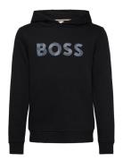 Hooded Sweatshirt Tops Sweat-shirts & Hoodies Hoodies Black BOSS