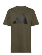 J Bl Tee 160 Tops T-shirts Short-sleeved Khaki Green Adidas Sportswear