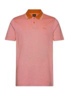 Peoxfordnew Tops Polos Short-sleeved Orange BOSS