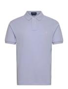 Ss Kc Slim Fit Model 1 Tops Polos Short-sleeved Blue Polo Ralph Lauren