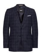 H-Hutson-233 Suits & Blazers Blazers Single Breasted Blazers Navy BOSS