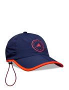 Asmc Run Cap Sport Headwear Caps Navy Adidas By Stella McCartney