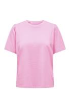 Onlonly S/S Tee Jrs Noos Tops T-shirts & Tops Short-sleeved Pink ONLY