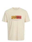 Jorfrederiksberg Boxscript Tee Ss Sn Jnr Tops T-shirts Short-sleeved C...