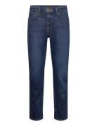 Brooklyn Straight Bottoms Jeans Regular Navy Lee Jeans