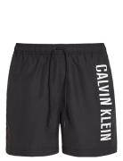 Medium Drawstring Uimashortsit Black Calvin Klein