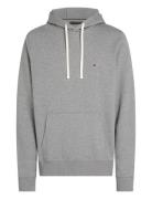 Essential Terry Hoody Tops Sweat-shirts & Hoodies Hoodies Grey Tommy H...