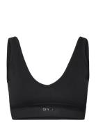 Shape Seamless Deep Cut Bra Sport Bras & Tops Sports Bras - All Black ...