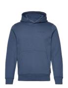 Bowman Logo Hood Tops Sweat-shirts & Hoodies Hoodies Blue Sail Racing