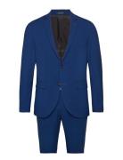 Plain Mens Suit - Normal Lenght Puku Blue Lindbergh