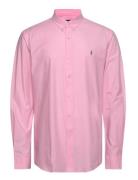 Slim Fit Stretch Poplin Shirt Tops Shirts Casual Pink Polo Ralph Laure...