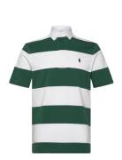 The Iconic Rugby Shirt Tops Polos Short-sleeved Green Polo Ralph Laure...