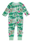 Grönska Pyjamas Pyjama Sie Jumpsuit Haalari Green MUMIN