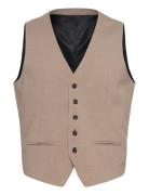 Men's Waistcoat For Suit Puvun Liivi Beige Lindbergh