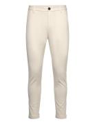 Superflex Knitted Cropped Pant Bottoms Trousers Chinos Cream Lindbergh