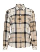 Barbour Bredon Check Tops Shirts Long-sleeved Beige Barbour