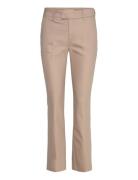 Mmellen Night Pant Bottoms Trousers Straight Leg Beige MOS MOSH