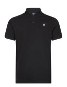 Dunda Slim Polo S\S Tops Polos Short-sleeved Black G-Star RAW