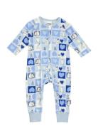 Älskad Pyjamas Pyjama Sie Jumpsuit Haalari Blue MUMIN