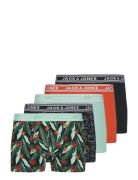 Jacwest Leaf Trunks 5 Pack Bokserit Black Jack & J S