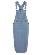 Nmsia Midi Dungaree Short Dress Vi494Lb Polvipituinen Mekko Blue NOISY...