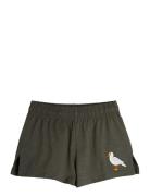 Seagull Emb Shorts Bottoms Shorts Black Mini Rodini