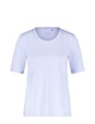 T-Shirt 1/2 Sleeve Tops T-shirts & Tops Short-sleeved Blue Gerry Weber