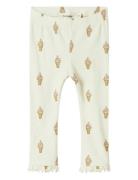 Nbfgavo Eka Slim Legging Lil Bottoms Leggings Cream Lil'Atelier