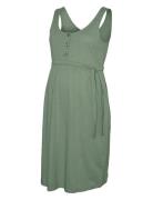 Mlevi Lia Sl Jrs Abk Dress 2F Noos Polvipituinen Mekko Green Mamalicio...