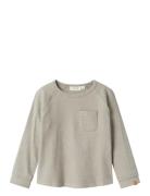 Nmmdias Ls Top Lil Tops T-shirts Long-sleeved T-shirts Grey Lil'Atelie...