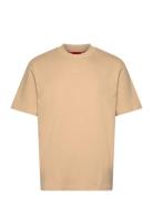 Dapolino Designers T-shirts Short-sleeved Beige HUGO