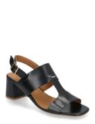 Sandals - Block Heels Korolliset Sandaalit Black ANGULUS