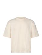 Hco. Guys Knits Tops T-shirts Short-sleeved Cream Hollister