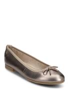 Woms Ballerina Ballerinat Gold Tamaris