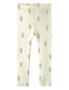 Nmfgavo Slim Legging Lil Bottoms Leggings Cream Lil'Atelier