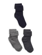 Cotton Rib Baby Socks - 3-Pack Sukat Multi/patterned Mp Denmark