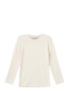 Petriciask T-Shirt Long Sleeve Tops T-shirts Long-sleeved T-shirts Whi...