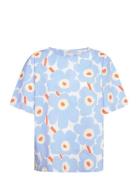 Harso Unikko Tops T-shirts & Tops Short-sleeved Blue Marimekko