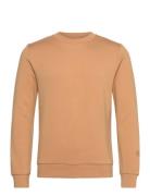 Abel Crew Neck Sweat Tops Sweat-shirts & Hoodies Sweat-shirts Beige Mo...